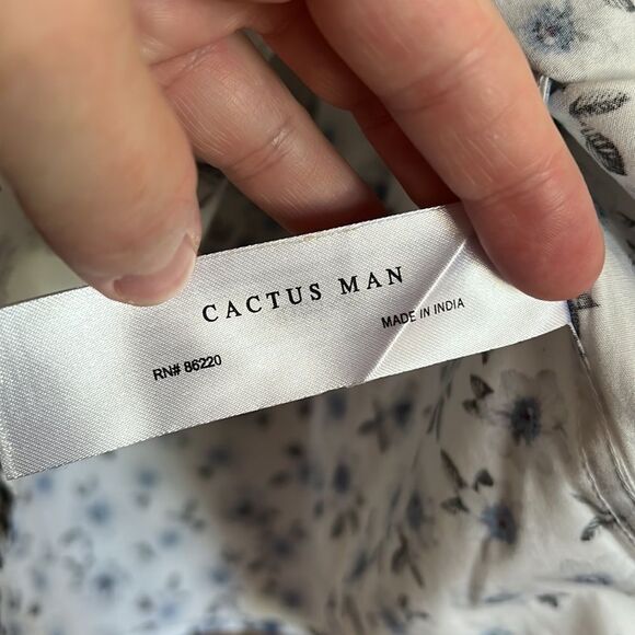 Denim & Flower Cactus Man Poplin L/S Buttondown - Picture 4 of 8